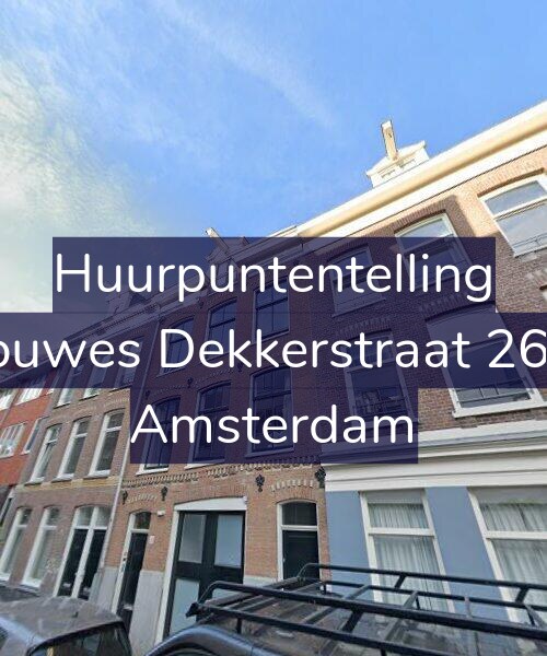 Foto gevel Huurpuntentelling voor Douwes Dekkerstraat 26-1, Amsterdam