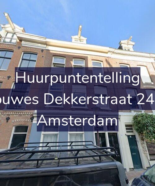 Foto gevel Huurpuntentelling voor Douwes Dekkerstraat 24-H, Amsterdam