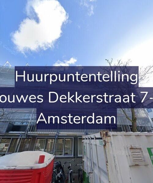 Foto gevel Huurpuntentelling voor Douwes Dekkerstraat 7-C, Amsterdam