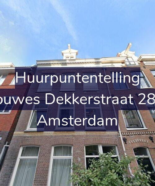 Foto gevel Huurpuntentelling voor Douwes Dekkerstraat 28-1, Amsterdam