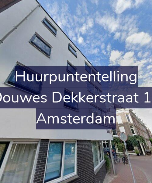 Foto gevel Huurpuntentelling voor Douwes Dekkerstraat 15, Amsterdam