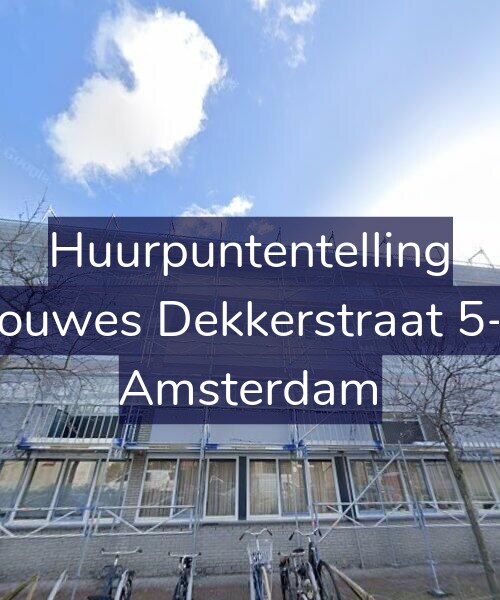 Foto gevel Huurpuntentelling voor Douwes Dekkerstraat 5-B, Amsterdam