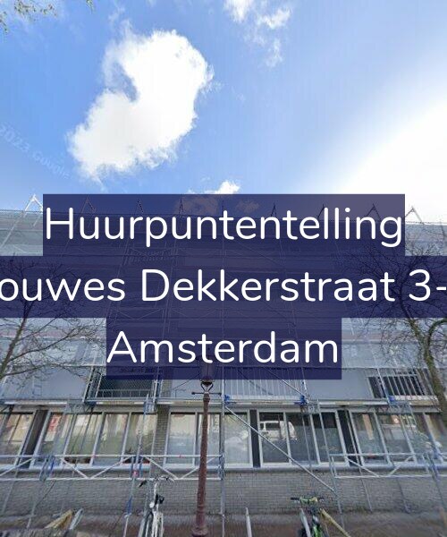 Foto gevel Huurpuntentelling voor Douwes Dekkerstraat 3-A, Amsterdam