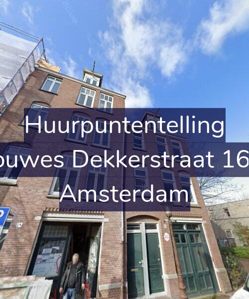 Foto gevel Huurpuntentelling voor Douwes Dekkerstraat 16-1, Amsterdam