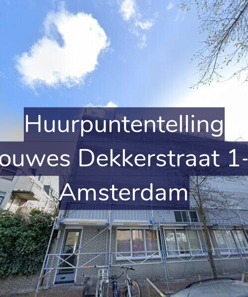 Foto gevel Huurpuntentelling voor Douwes Dekkerstraat 1-B, Amsterdam