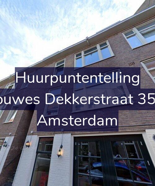Foto gevel Huurpuntentelling voor Douwes Dekkerstraat 35-1, Amsterdam