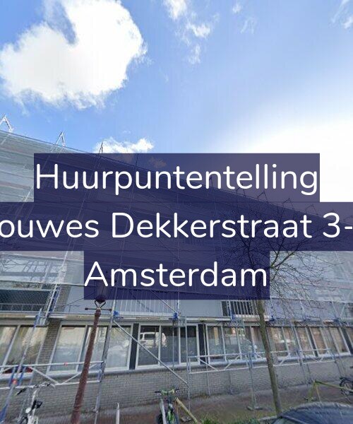 Foto gevel Huurpuntentelling voor Douwes Dekkerstraat 3-D, Amsterdam