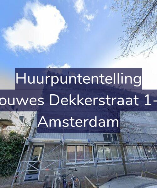 Foto gevel Huurpuntentelling voor Douwes Dekkerstraat 1-D, Amsterdam