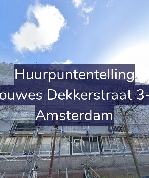 Foto gevel Huurpuntentelling voor Douwes Dekkerstraat 3-C, Amsterdam