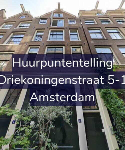 Foto gevel Huurpuntentelling voor Driekoningenstraat 5-1, Amsterdam