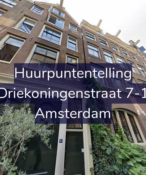 Foto gevel Huurpuntentelling voor Driekoningenstraat 7-1, Amsterdam