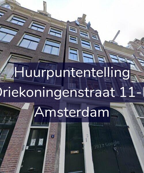Foto gevel Huurpuntentelling voor Driekoningenstraat 11-B, Amsterdam