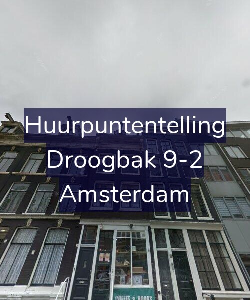 Foto gevel Huurpuntentelling voor Droogbak 9-2, Amsterdam