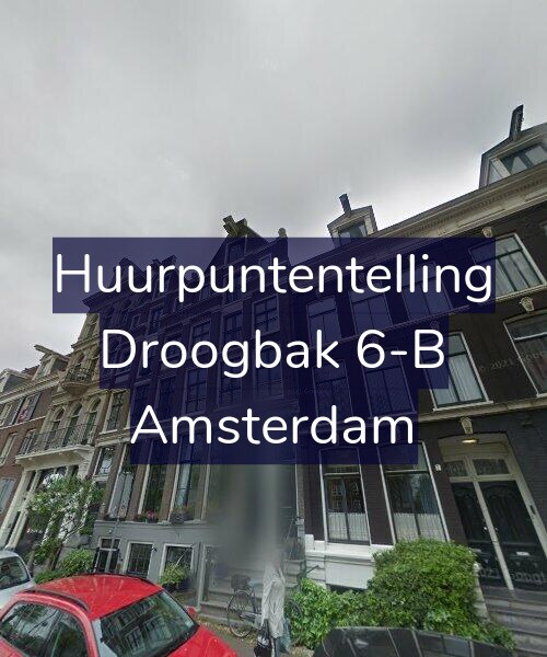 Foto gevel Huurpuntentelling voor Droogbak 6-B, Amsterdam