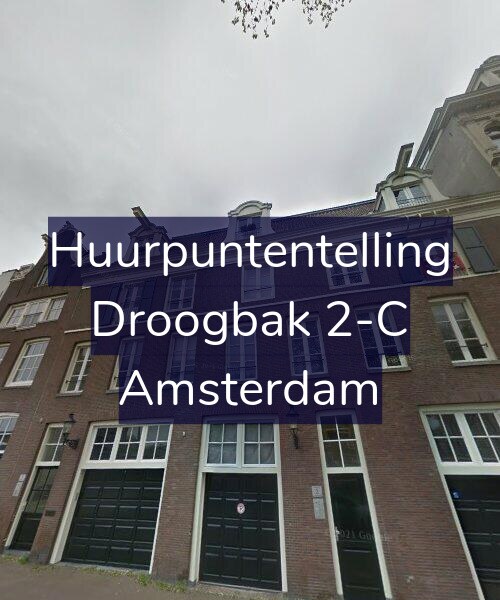 Foto gevel Huurpuntentelling voor Droogbak 2-C, Amsterdam