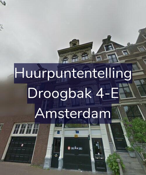 Foto gevel Huurpuntentelling voor Droogbak 4-E, Amsterdam
