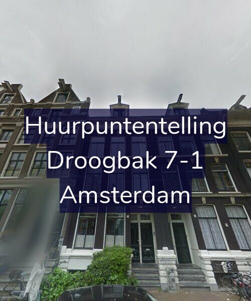 Foto gevel Huurpuntentelling voor Droogbak 7-1, Amsterdam