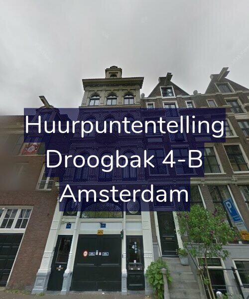 Foto gevel Huurpuntentelling voor Droogbak 4-B, Amsterdam