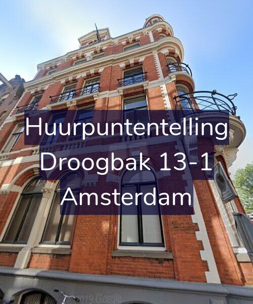 Foto gevel Huurpuntentelling voor Droogbak 13-1, Amsterdam