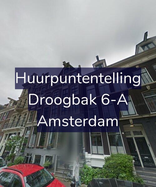 Foto gevel Huurpuntentelling voor Droogbak 6-A, Amsterdam