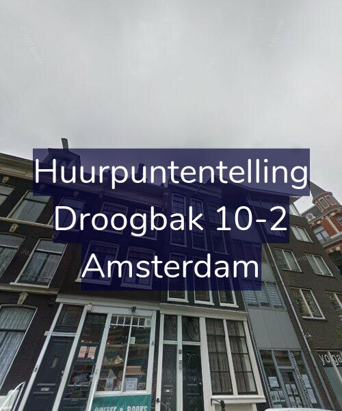Foto gevel Huurpuntentelling voor Droogbak 10-2, Amsterdam