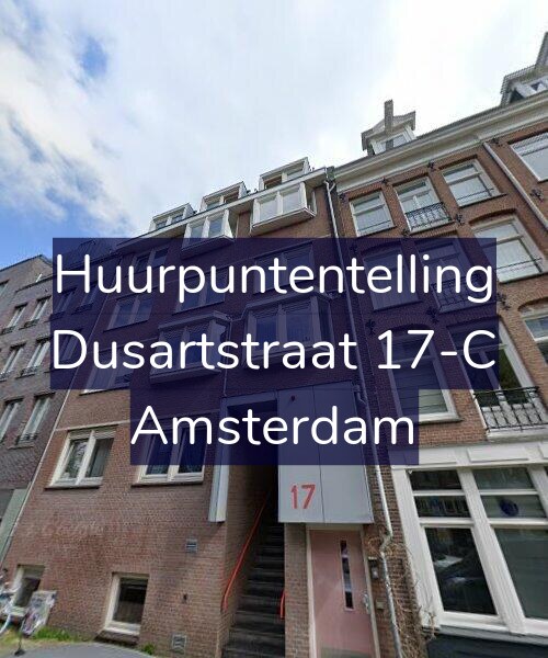 Foto gevel Huurpuntentelling voor Dusartstraat 17-C, Amsterdam