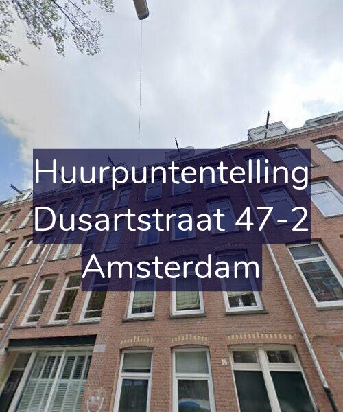 Foto gevel Huurpuntentelling voor Dusartstraat 47-2, Amsterdam