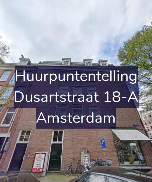 Foto gevel Huurpuntentelling voor Dusartstraat 18-A, Amsterdam