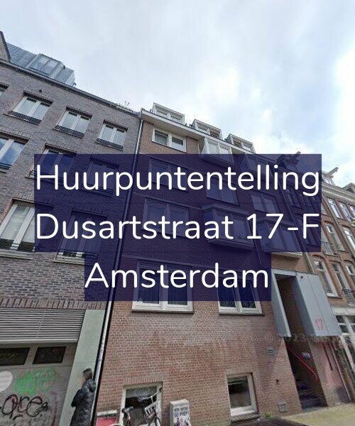 Foto gevel Huurpuntentelling voor Dusartstraat 17-F, Amsterdam
