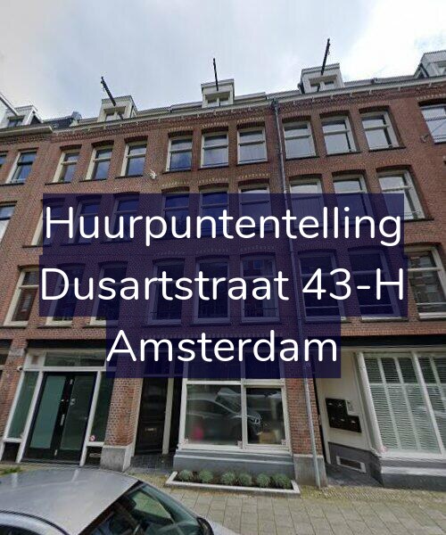 Foto gevel Huurpuntentelling voor Dusartstraat 43-H, Amsterdam