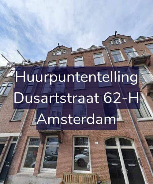 Foto gevel Huurpuntentelling voor Dusartstraat 62-H, Amsterdam