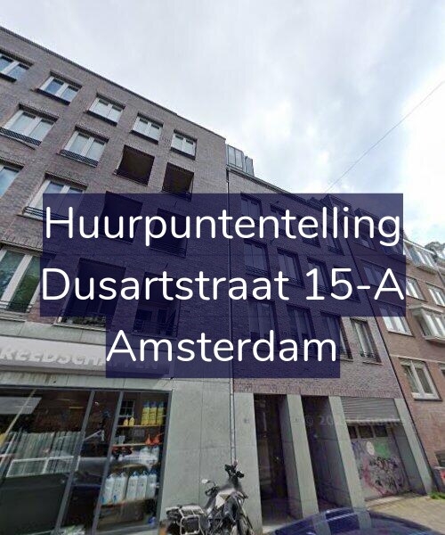 Foto gevel Huurpuntentelling voor Dusartstraat 15-A, Amsterdam