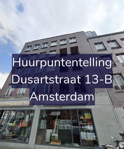 Foto gevel Huurpuntentelling voor Dusartstraat 13-B, Amsterdam