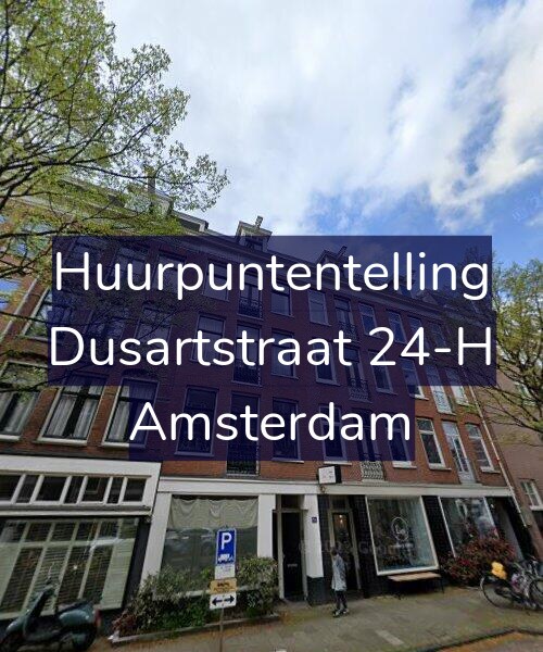 Foto gevel Huurpuntentelling voor Dusartstraat 24-H, Amsterdam