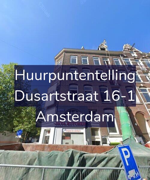 Foto gevel Huurpuntentelling voor Dusartstraat 16-1, Amsterdam