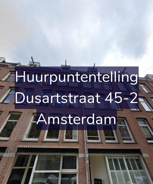 Foto gevel Huurpuntentelling voor Dusartstraat 45-2, Amsterdam