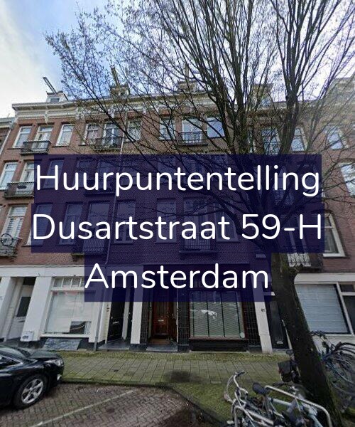 Foto gevel Huurpuntentelling voor Dusartstraat 59-H, Amsterdam
