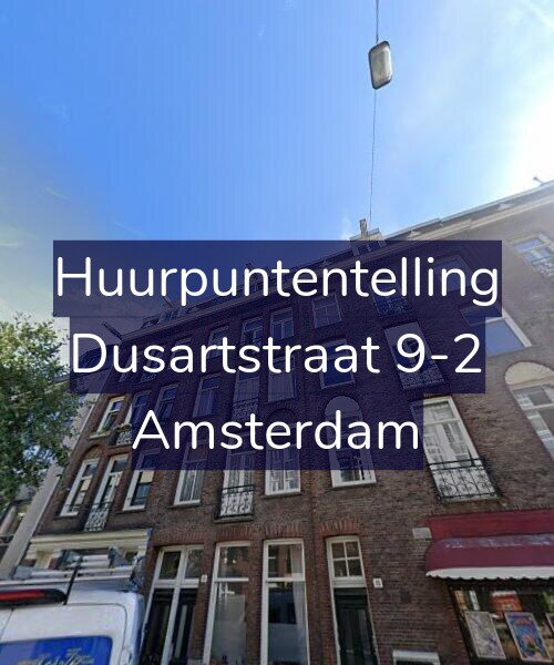 Foto gevel Huurpuntentelling voor Dusartstraat 9-2, Amsterdam