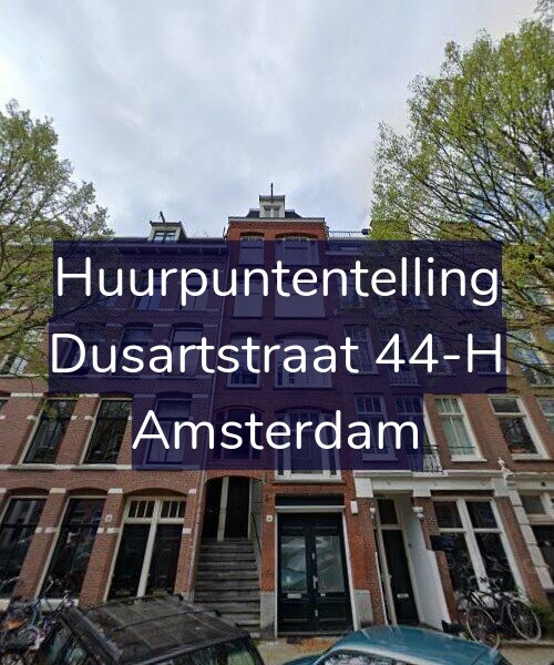 Foto gevel Huurpuntentelling voor Dusartstraat 44-H, Amsterdam