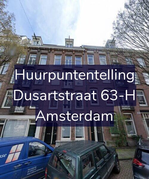 Foto gevel Huurpuntentelling voor Dusartstraat 63-H, Amsterdam