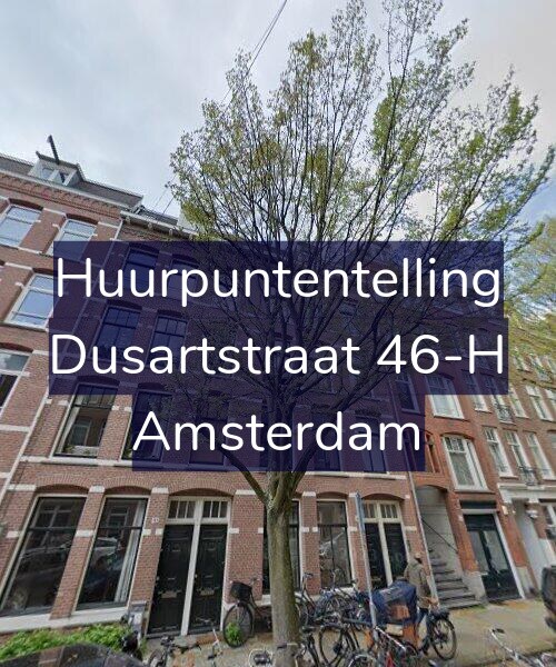 Foto gevel Huurpuntentelling voor Dusartstraat 46-H, Amsterdam
