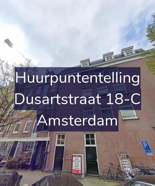 Foto gevel Huurpuntentelling voor Dusartstraat 18-C, Amsterdam