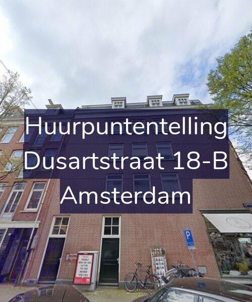 Foto gevel Huurpuntentelling voor Dusartstraat 18-B, Amsterdam