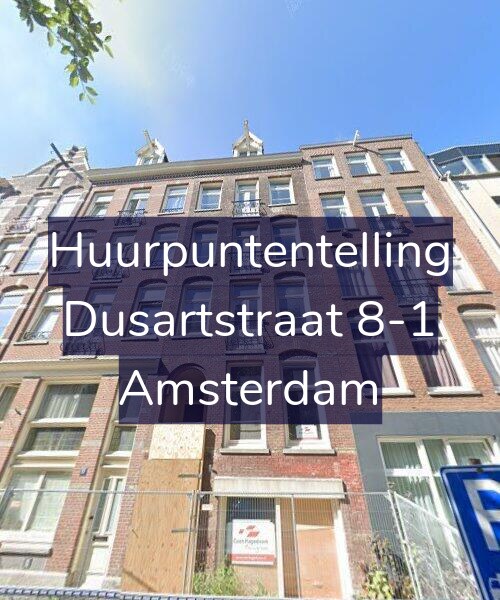 Foto gevel Huurpuntentelling voor Dusartstraat 8-1, Amsterdam