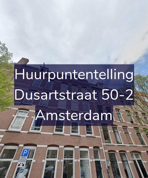 Foto gevel Huurpuntentelling voor Dusartstraat 50-2, Amsterdam
