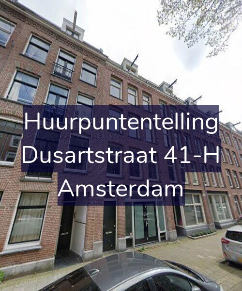 Foto gevel Huurpuntentelling voor Dusartstraat 41-H, Amsterdam