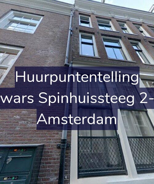 Foto gevel Huurpuntentelling voor Dwars Spinhuissteeg 2-B, Amsterdam
