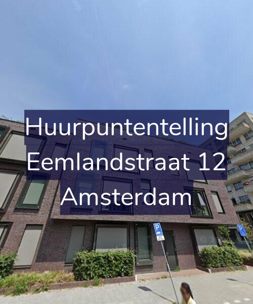 Foto gevel Huurpuntentelling voor Eemlandstraat 12, Amsterdam