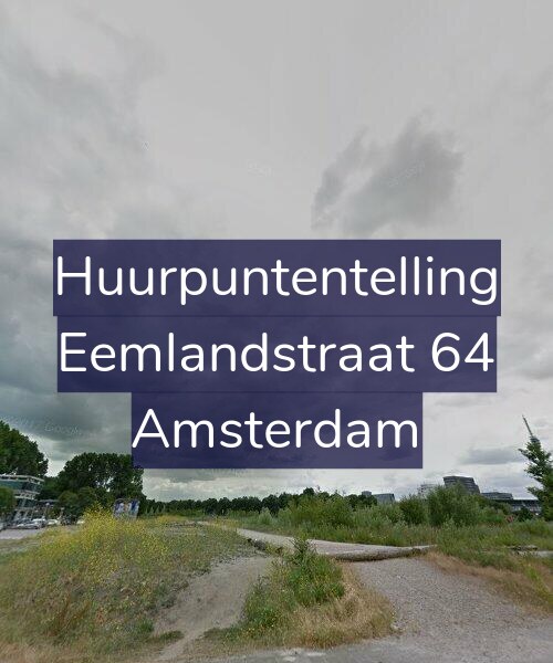 Foto gevel Huurpuntentelling voor Eemlandstraat 64, Amsterdam