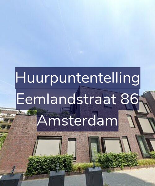 Foto gevel Huurpuntentelling voor Eemlandstraat 86, Amsterdam